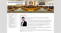 Desktop Screenshot of bgld-landtag.at